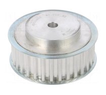 Belt pulley | T10 | W: 32mm | whell width: 47mm | Ø: 100mm | aluminium