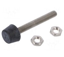 Clamping bolt | Thread: M6 | stainless steel | L: 55mm | Ø: 13mm