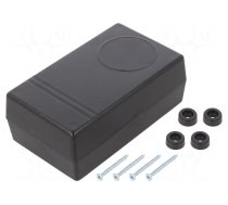 Enclosure: multipurpose | X: 70.9mm | Y: 120.5mm | Z: 45mm | ABS | black