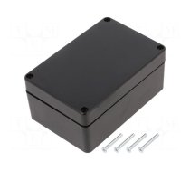 Enclosure: multipurpose | X: 70mm | Y: 105mm | Z: 45mm | ABS | black | IP67