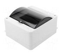 Enclosure: for modular components | IP30 | wall mount | white | ABS