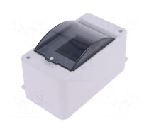 Enclosure: for modular components | IP30 | wall mount | white | ABS