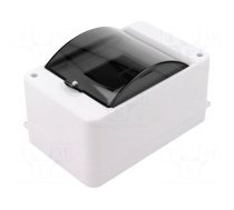 Enclosure: for modular components | IP30 | wall mount | white | ABS