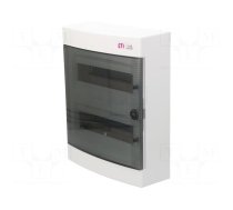 Enclosure: for modular components | IP40 | white | No.of mod: 24