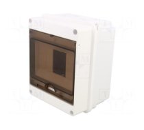 Enclosure: for modular components | IP40 | white | No.of mod: 6