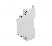 Enclosure: for DIN rail mounting | Y: 90.2mm | X: 18.1mm | Z: 57.5mm