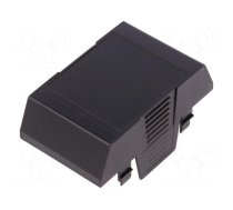 Cover | for enclosures | UL94HB | Series: EH 45 | Mat: ABS | black | 45mm