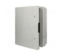 Enclosure: wall mounting | X: 310mm | Y: 410mm | Z: 170mm | ABS | grey