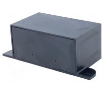 Enclosure: with panel | X: 88mm | Y: 38mm | Z: 28mm | ABS | black