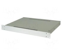 Enclosure: rack mounting | 180 | 1U | light grey | Enclos.mat: steel