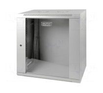 Enclosure: RACK cabinet | Standard: 19" | 12U | grey | Y: 450mm | X: 600mm