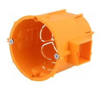 Enclosure: junction box | Ø: 60mm | Z: 62mm | plaster embedded | IP30