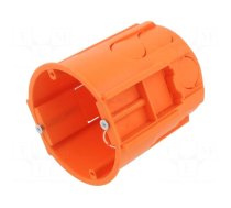 Enclosure: junction box | Ø: 68mm | Z: 81mm | polypropylene PP | deep