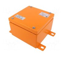 Enclosure: emergency | X: 150mm | Y: 150mm | Z: 100mm | steel | IP65