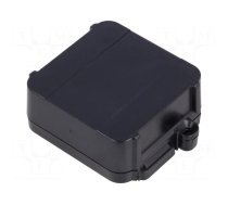 Enclosure: junction box | X: 44.5mm | Y: 57mm | Z: 19mm | black