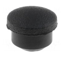 Stopper | elastomer thermoplastic TPE | Øhole: 5.6mm | H: 5mm | black