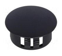 Stopper | polyamide | Wall thick: 3.3mm | H: 10.3mm | black