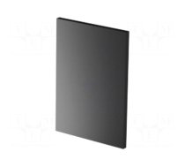 Front panel | Panel colour: black | UL94V-0