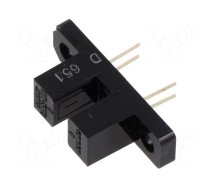 Sensor: photoelectric | through-beam (with slot) | PCB | 30V | 3.4mm