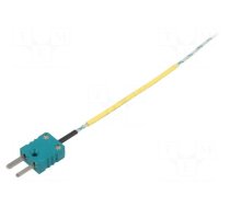 Sensor: temperature | thermocouple K | Insulation: fiberglass | 1m