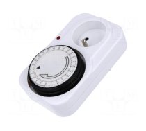 Programmable time switch | 15min÷24h | 250VAC/16A | Usup: 230VAC