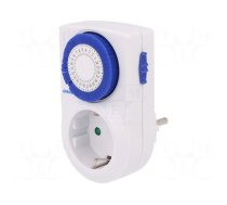 Programmable time switch | 30min÷24h | 230VAC/16A | Usup: 230VAC