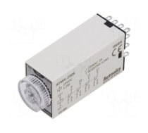 Timer | 3÷30s | 4PDT,relay | 250VAC/3A,24VDC/3A | Usup: 24VDC | socket