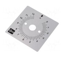 Scale for mechanical timer