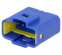 Connector: wire-wire/PCB | 560,E-Seal | male | socket | THT | blue | IP67