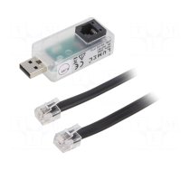 Converter | RS232/USB | 5VDC | PD24 | Enclos.mat: plastic