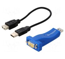 Converter | RS232/USB | Number of ports: 1 | IP30 | 89x35x20mm | 0÷60°C