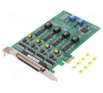 Serial port card | PCI,RS232/RS422/RS485 x4 | D-Sub 37pin,female