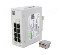 Switch Ethernet | managed | Number of ports: 8 | 9÷48VDC | RJ45 | 5.8W