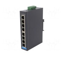 Switch Ethernet | unmanaged | Number of ports: 8 | 12÷48VDC | RJ45