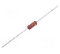 Resistor: power metal | THT | 300Ω | 2W | ±5% | Ø3.9x12mm | 250ppm/°C