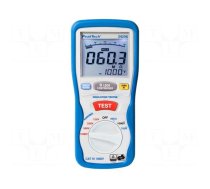 Meter: insulation resistance | LCD | 3,5 digit (4000) | VAC: 1÷750V