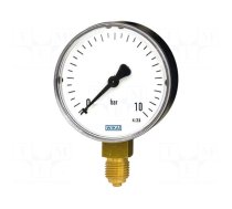 Manometer | -1bar÷600mbar | Class: 2.5 | 63mm | Temp: -20÷60°C | 111.10