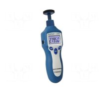 Tachometer | LCD | 5 digits | 2÷199999rpm | 0.05% | Resol: 0,001rpm