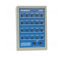 Decade box: capacitance | Number of ranges: 5 | 100pF÷11111nF