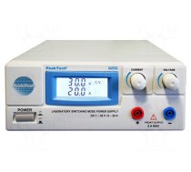 Power supply: laboratory | 0÷30VDC | 0÷20A | ≤50mV | 600W | 230VAC