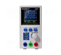 Power supply: laboratory | single-channel,adjustable | 0÷60VDC