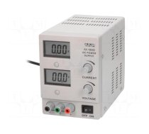 Power supply: laboratory | single-channel,linear | 0÷18VDC | 0÷3A