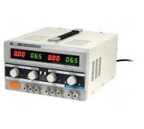 Power supply: laboratory | linear,multi-channel | 0÷30VDC | 0÷3A