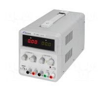 Power supply: laboratory | linear,multi-channel | 0÷60VDC | 0÷3A