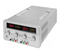 Power supply: laboratory | linear,multi-channel | 0÷60VDC | 0÷5A