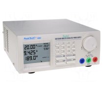 Power supply: programmable laboratory | Ch: 1 | 1÷20VDC | 1÷10A | 200W