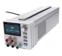 Power supply: programmable laboratory | Ch: 1 | 60VDC | 600mA | E36100