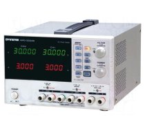 Power supply: programmable laboratory | Ch: 3 | 0÷30VDC | 0÷3A | 0÷3A