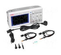 Oscilloscope: digital | Ch: 2 | 50MHz | 1Gsps | 64kpts | 2n÷50s/div | ≤7ns