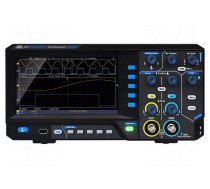 Oscilloscope: digital | DSO | Ch: 2 | 5MHz | 100Msps | 10kpts | LCD TFT 7"